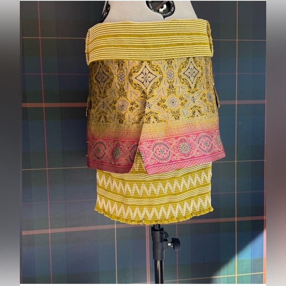 Christian Dior by John Galliano Fall 2002 Runway Brocade Skirt - Picture 3 of 7